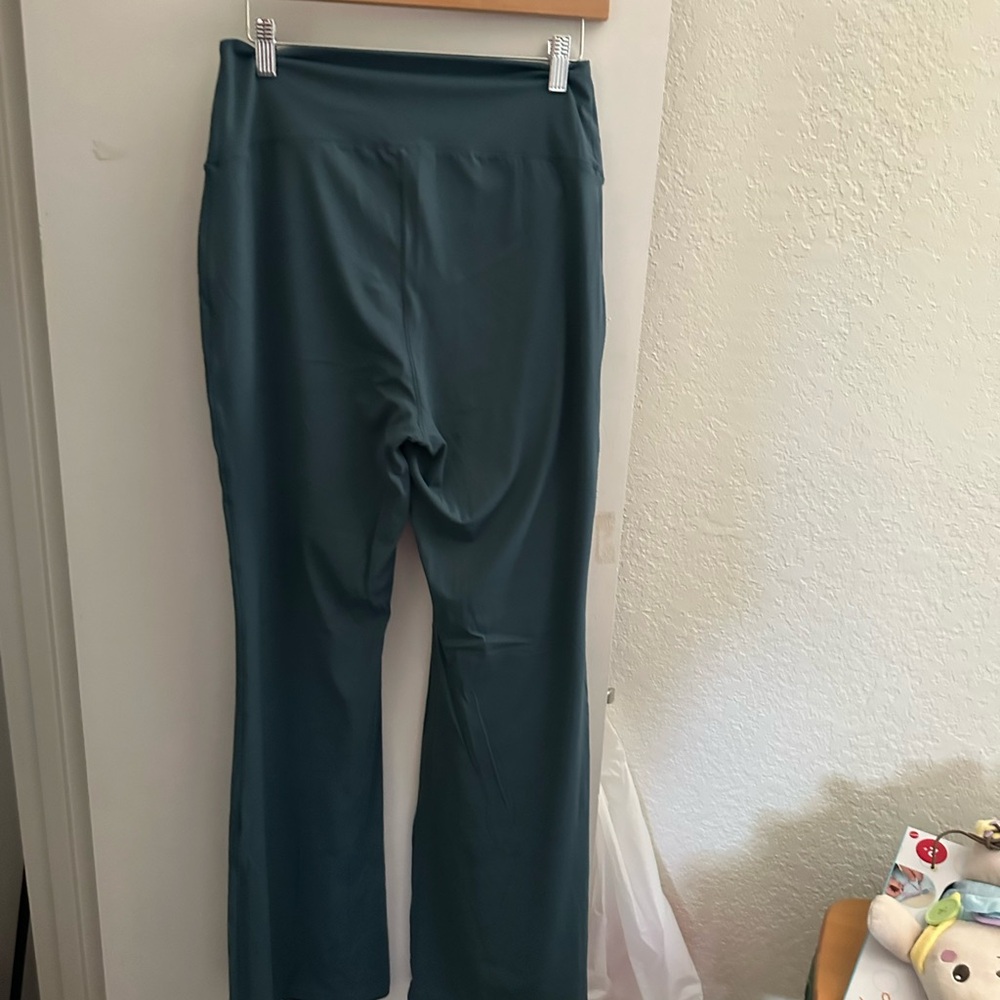 Soma WKND Women's Teal V-Waist Leggings - Picture 5 of 8